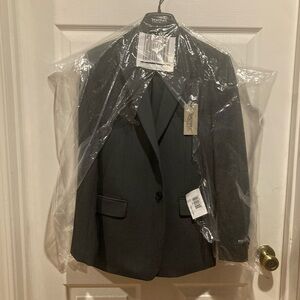 Kenneth Cole Charcoal size 16 suits Jacket- NWT